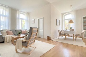 Individuelle 3-Zimmer-Altbauwohnung mit Süd-West-Balkon in Dresden-Cotta